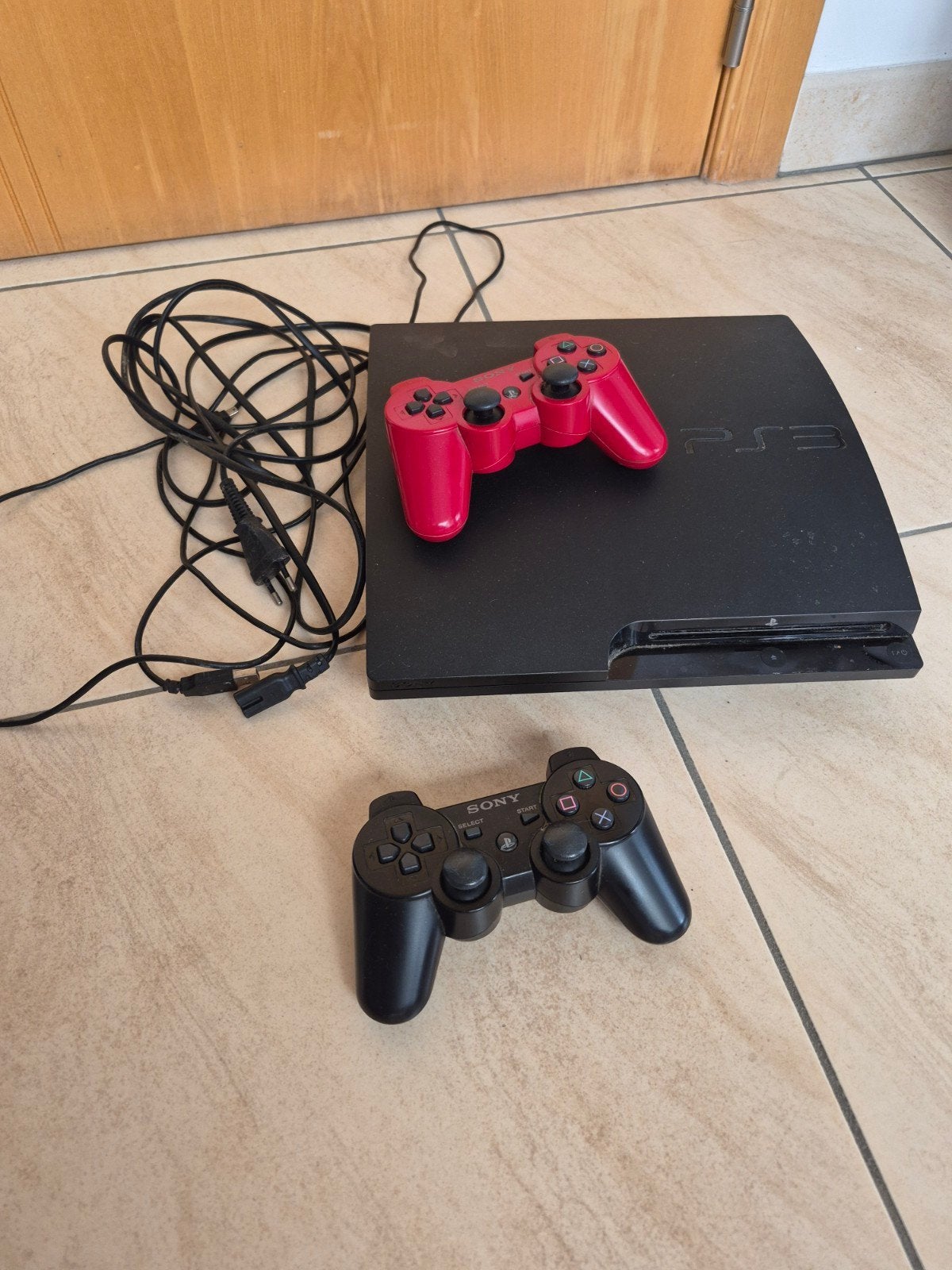 PS3-console + 2 controllers, Ophalen