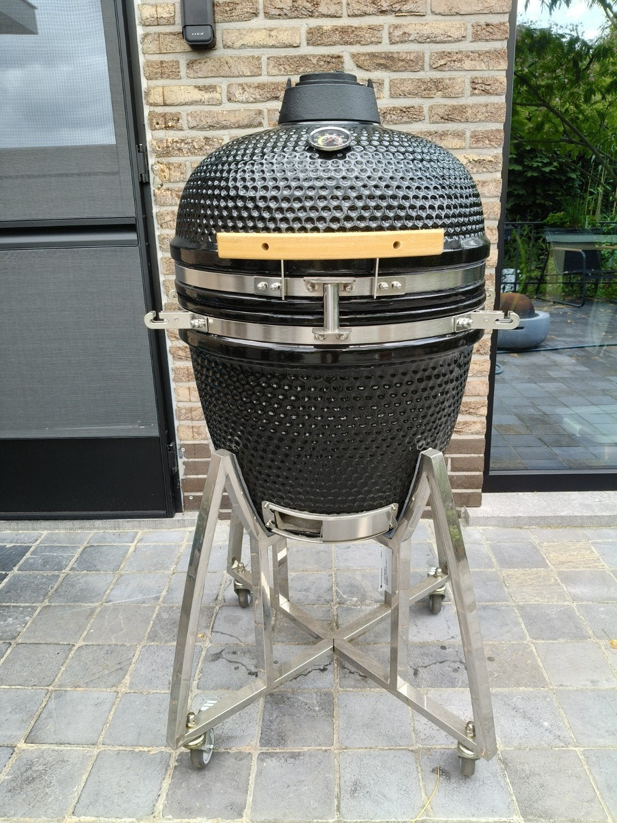 BBQ Komado 21 pouces noir anthracite, Jardin & Terrasse, Enlèvement, Comme neuf, Komado