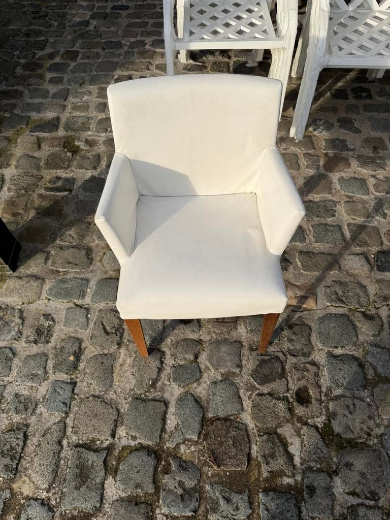 B&B Italia lederen stoelen (8 stuks), Huis en Inrichting, Stoelen, Ophalen, Wit, Leer, Zo goed als nieuw