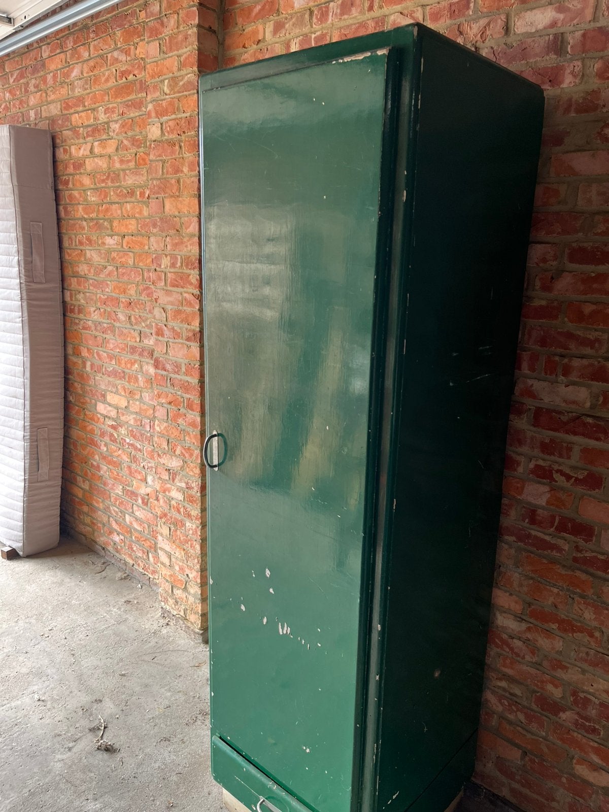 AUTHENTIEKE VINTAGE KAST MET LADE PLANKEN OPBERGEN HOUT, Huis en Inrichting, Ophalen, Gebruikt