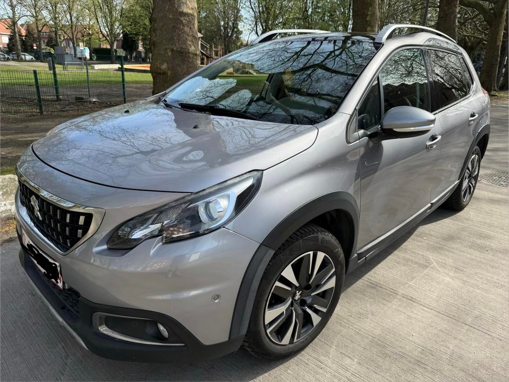 Peugeot 2008 1.2 benzine  11/2017 automaat, Autos, Argent ou Gris, Euro 6, Carnet d'entretien, Automatique