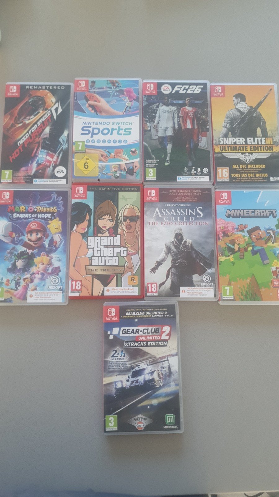 bieden en spelletjes appart verkrijgbaar ook, Games en Spelcomputers, Games | Nintendo Switch, Ophalen