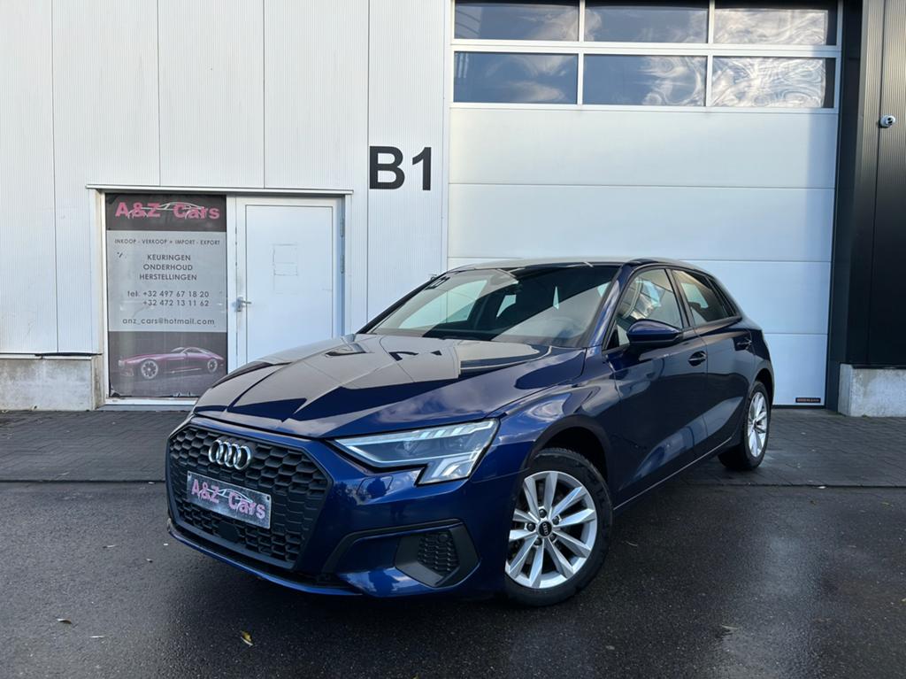 Audi A3 Sportback 2.0 TDI DSG perfecte staat, Auto's, Audi, Automaat, Blauw, Navigatiesysteem, Leder