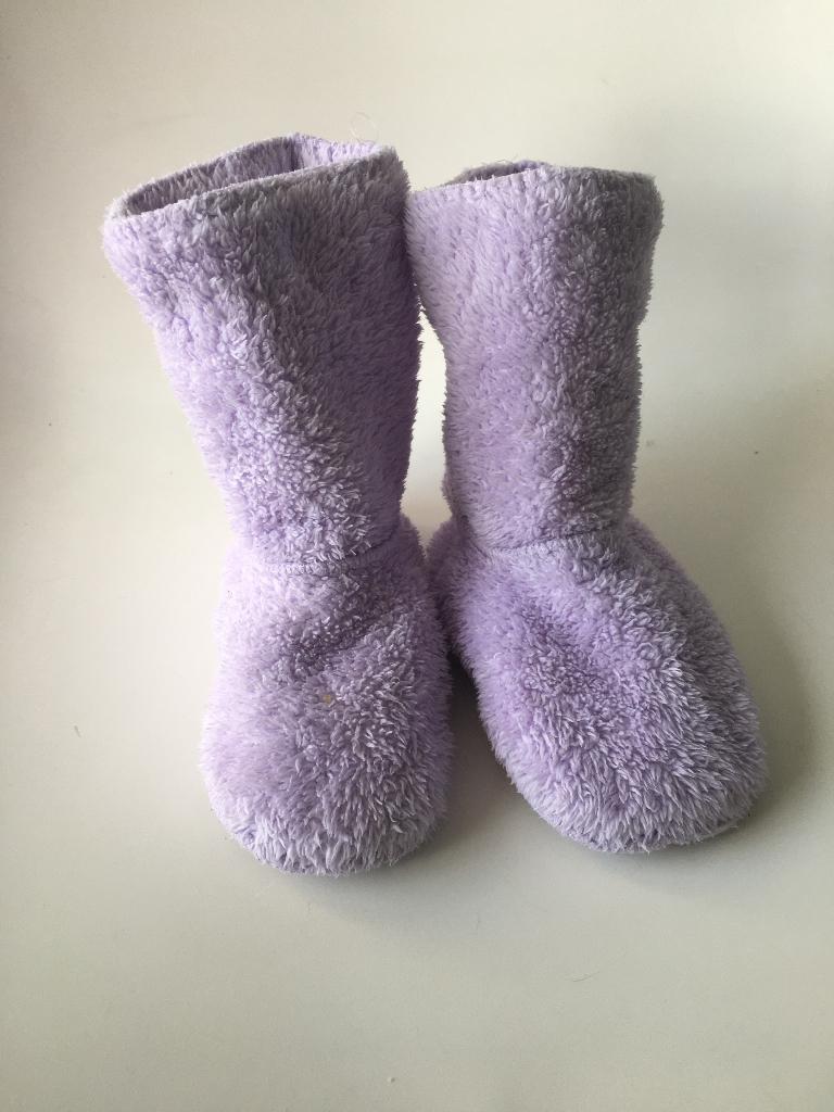 Pantoffels of sokken Woody lila maat 26/30, Jongen of Meisje, Ophalen of Verzenden, Zo goed als nieuw, Sokken