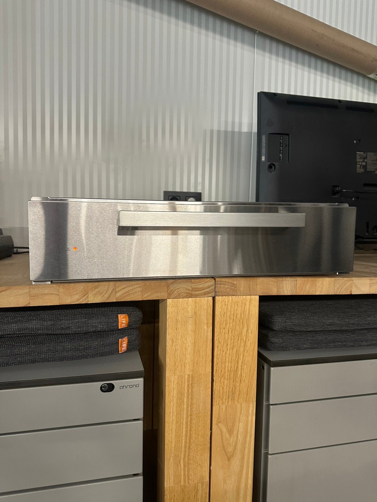 Miele inoxe inbouw warmhoudlade EGW 4060-14, Electroménager, Électroménager & Équipement Autre, Comme neuf, Enlèvement