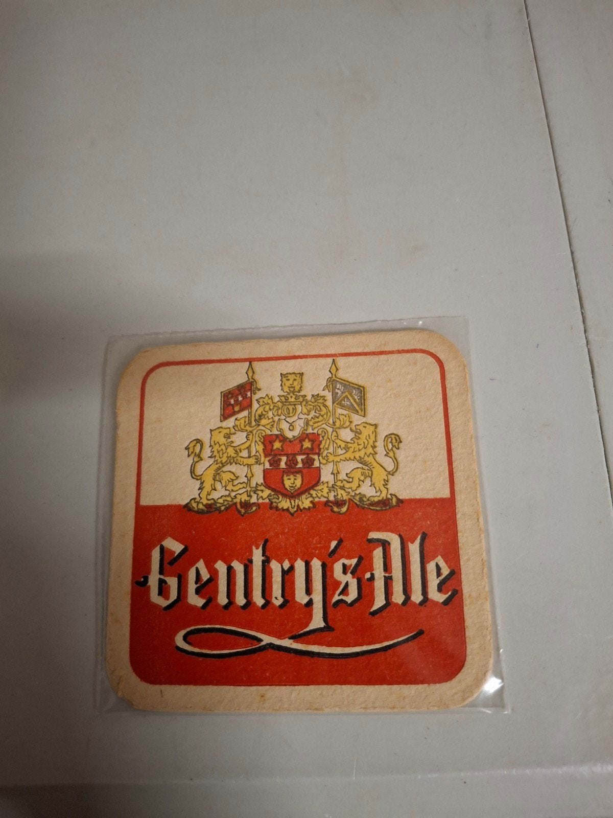 Oud bierviltje gentry's ale lust kortrijk, Ophalen of Verzenden