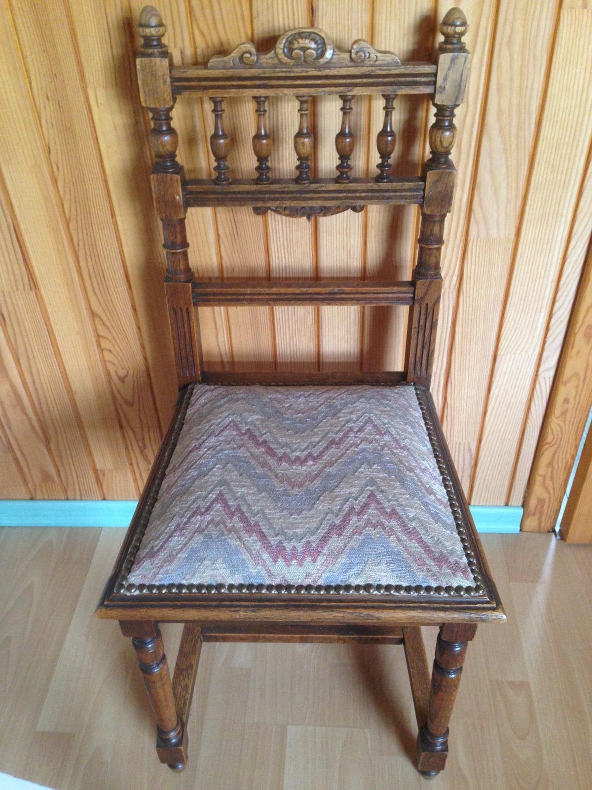 Chaises anciennes 6 avec ressorts, Antiquités & Art, Enlèvement
