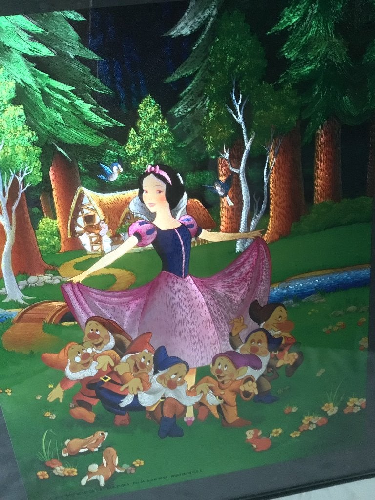 Disney sneeuwwitje en zeven dwergen kader, Ophalen of Verzenden, Zo goed als nieuw