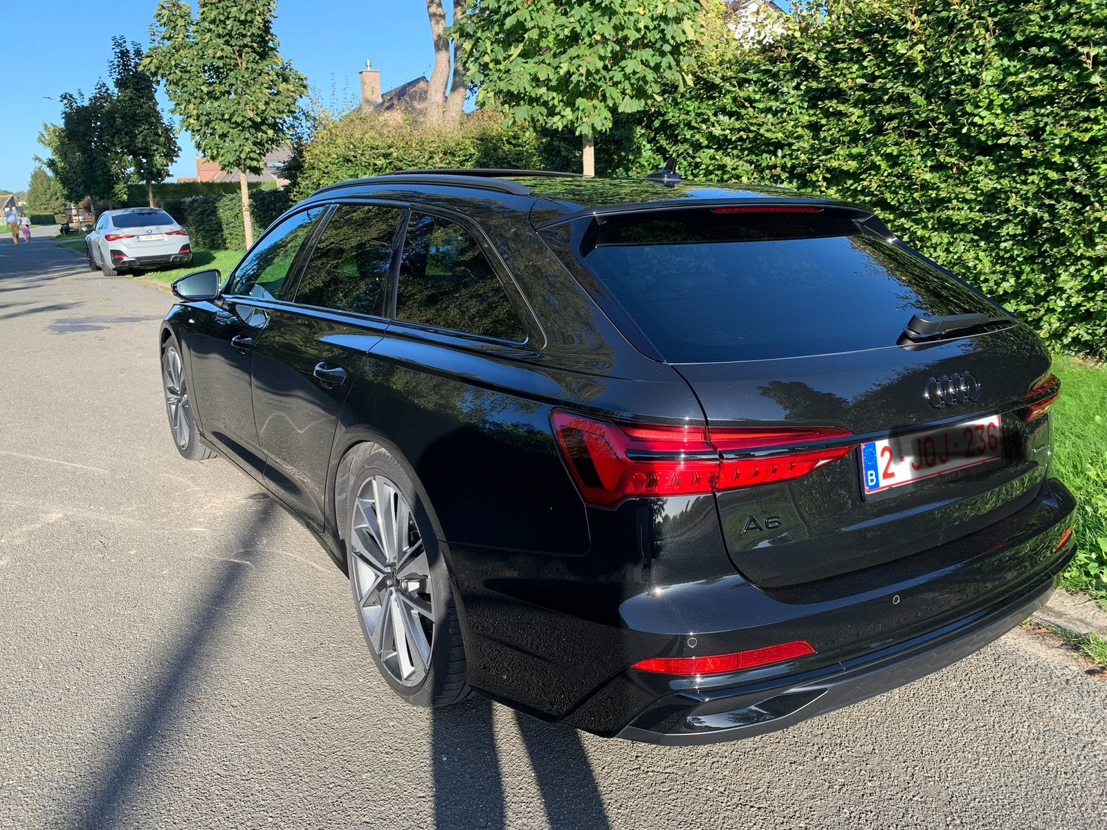 Audi A6 3.0 V6 TDI S-Line - full black - 34000km - 11.2024, Auto's, Automaat, Zwart, Leder, Particulier