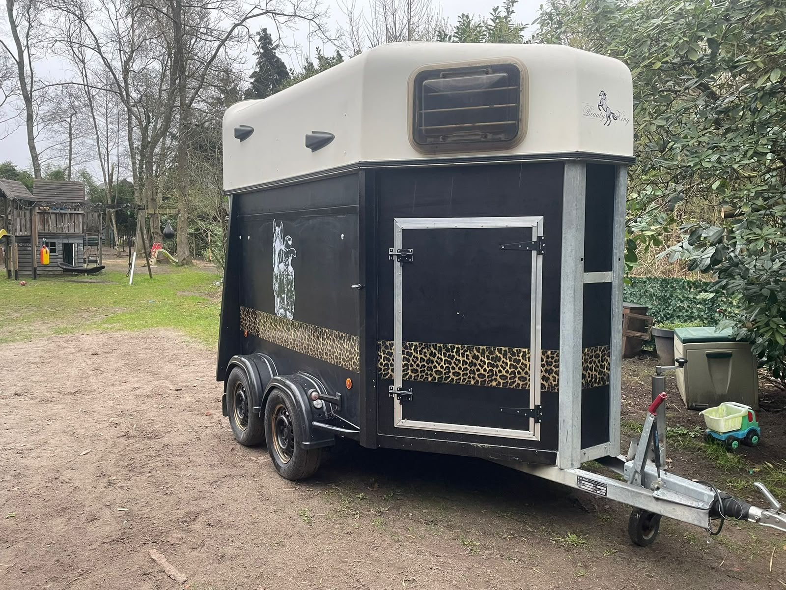 Trailer 2 paarden *** volledig vernieuwd 2026*****, Enlèvement, Comme neuf