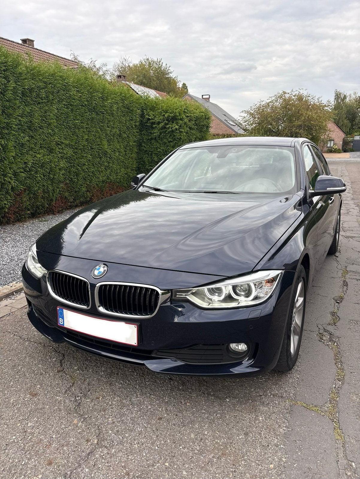 BMW 316D F30, Auto's, Euro 5, Stof, 1995 cc, Zwart