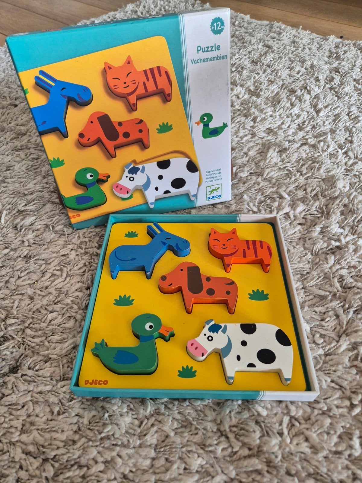 Puzzle animaux DJECO, Enfants & Bébés, Jouets | Puzzles pour enfants, Enlèvement, En bois