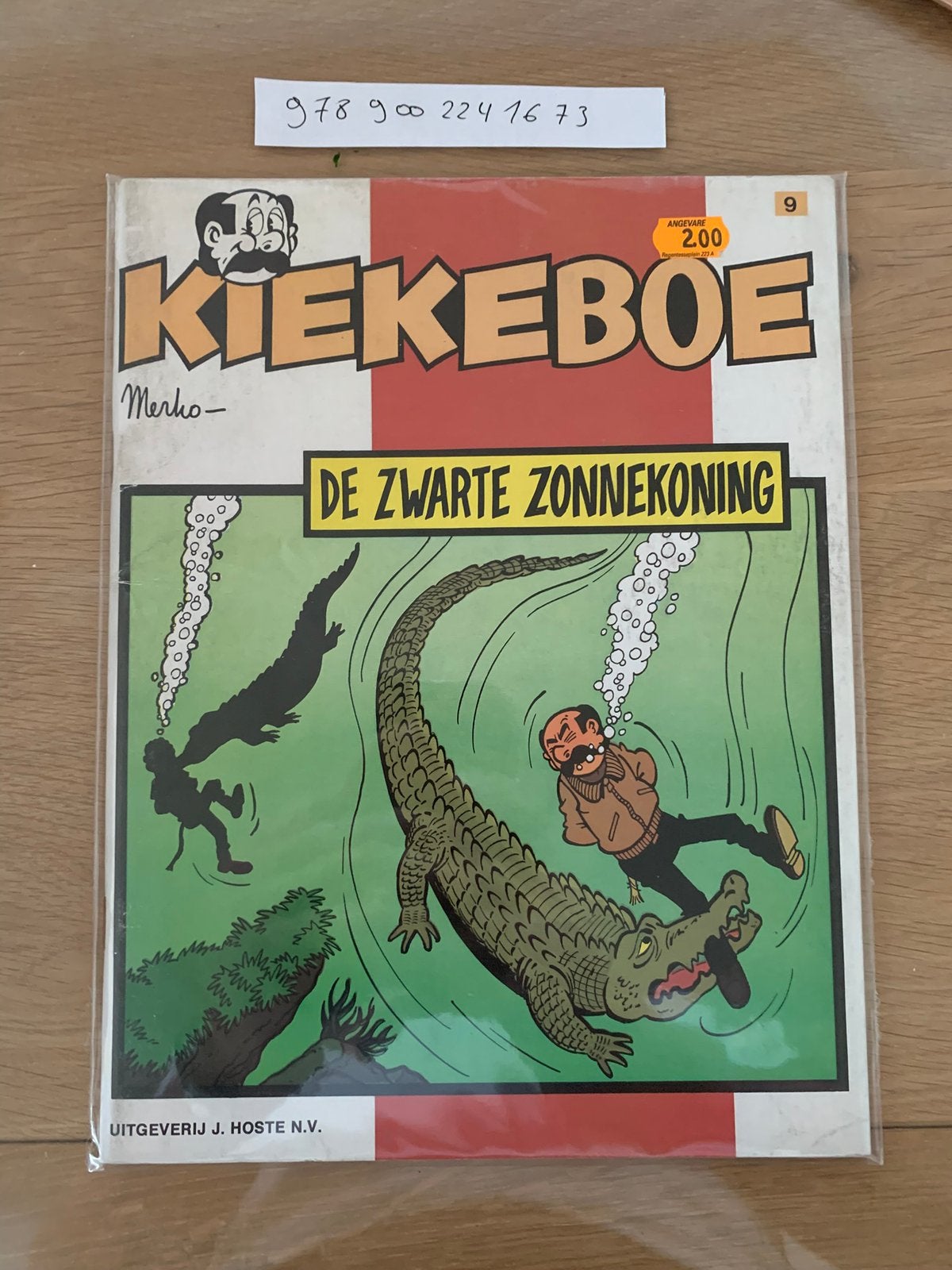 Kiekeboe - De zwarte zonnekoning (eerste druk), Enlèvement ou Envoi, Comme neuf