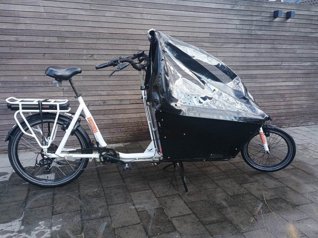 Stella Kruier elektrische bakfiets met vele accessoires, Fietsen en Brommers, Gebruikt, 2 kinderen, Elektrisch, Trommelrem
