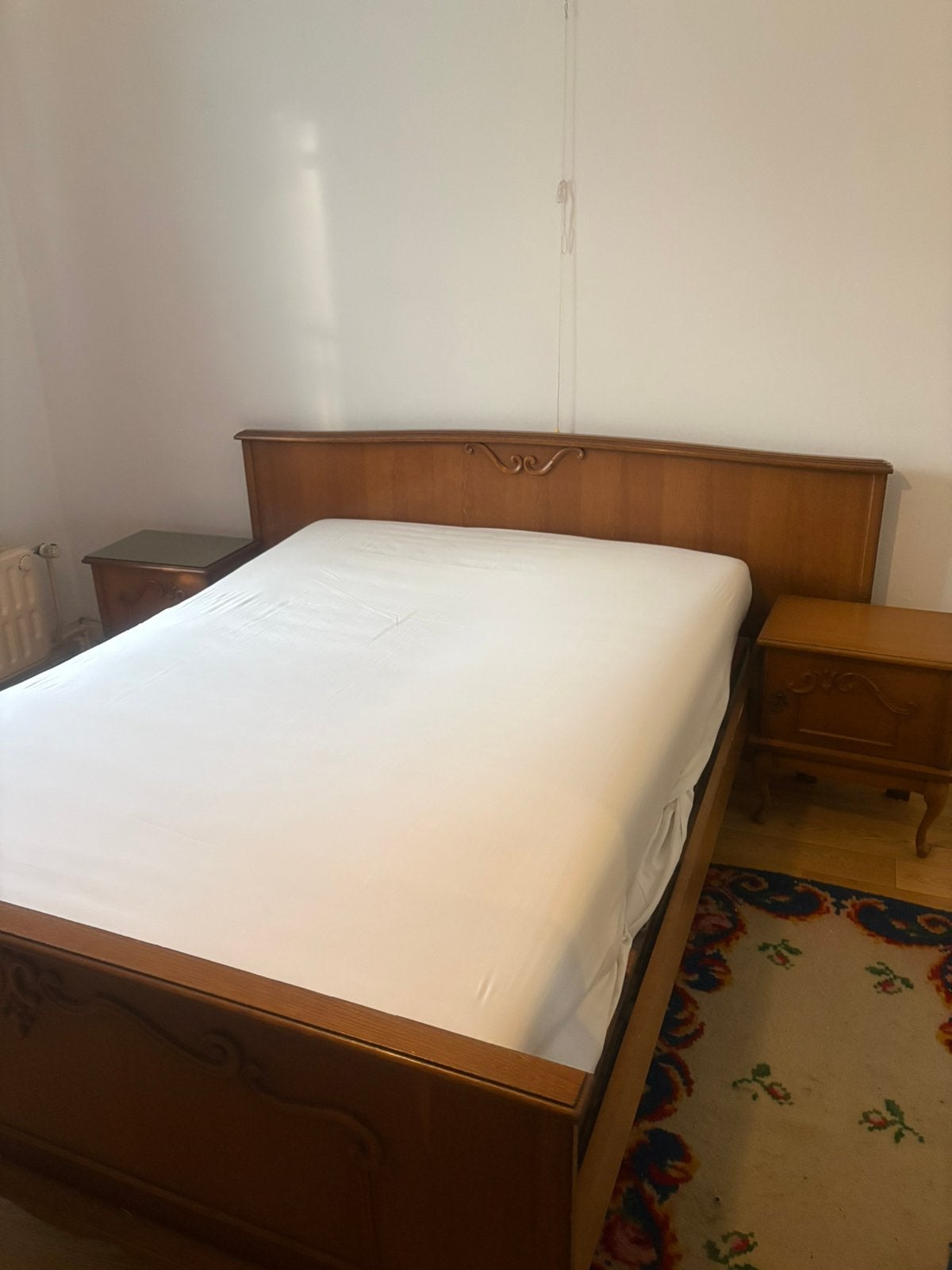 Chambre à coucher complète Style Rustique Louis Philippe, Enlèvement, Utilisé, Deux personnes, Louis Philippe