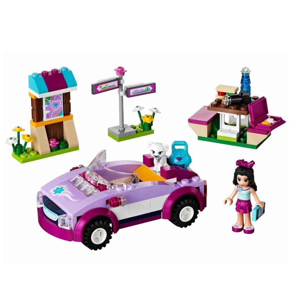 Lego Friends paarse auto - Emma's sportwagen 41013, Ophalen, Lego, Friends