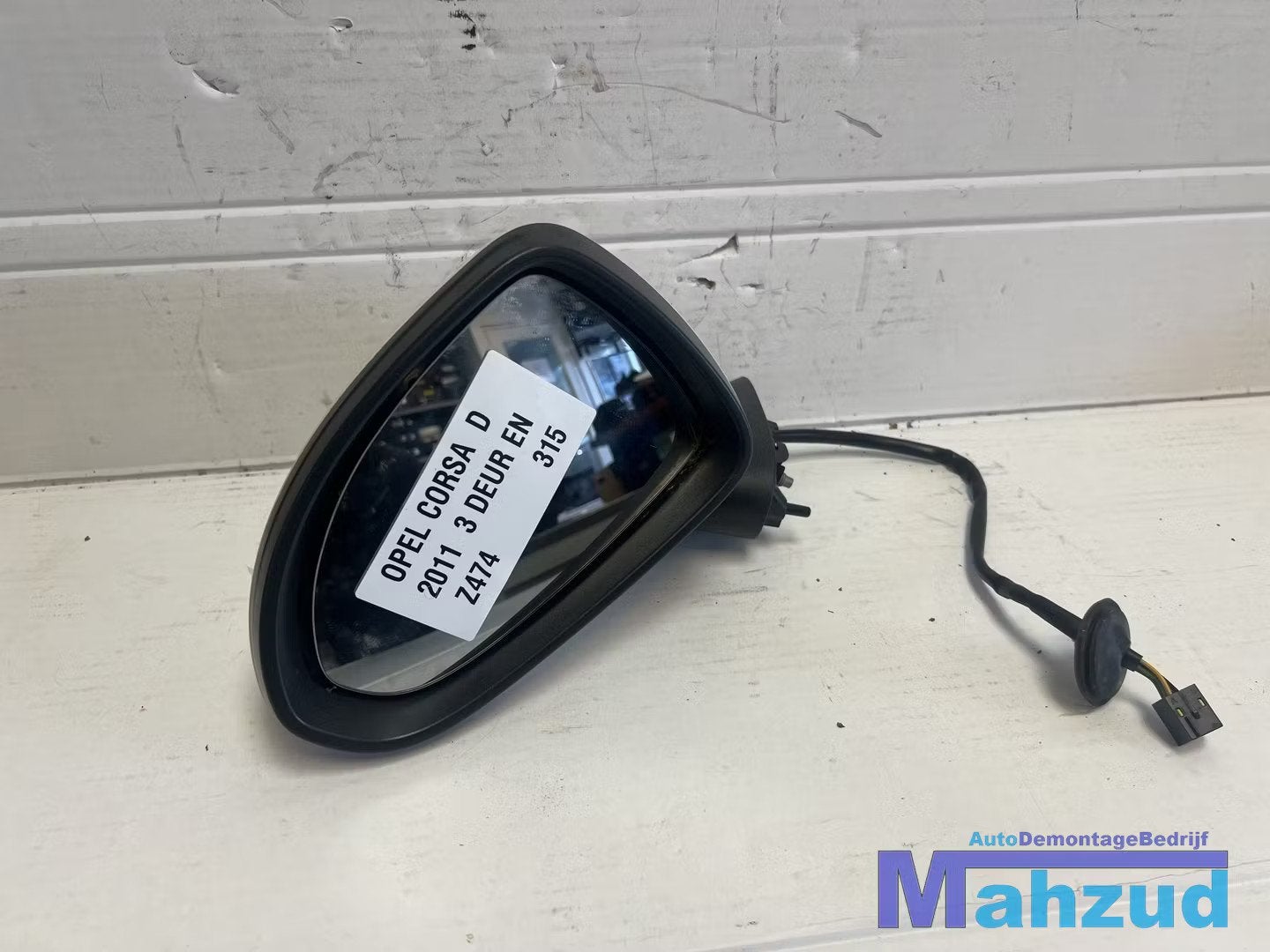 OPEL CORSA D WIT Z474 Links spiegel buitenspiegel 2006-2015, Gebruikt, Opel Automobile GmbH, Kontakt@opel-infoservice.de, Opel