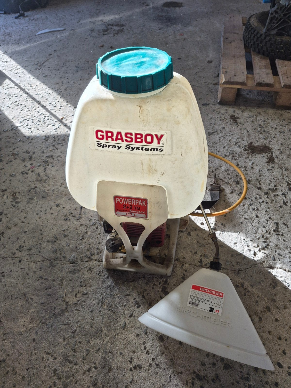 rugsproeier Grasboy benzine, Jardin & Terrasse, Enlèvement ou Envoi, Comme neuf