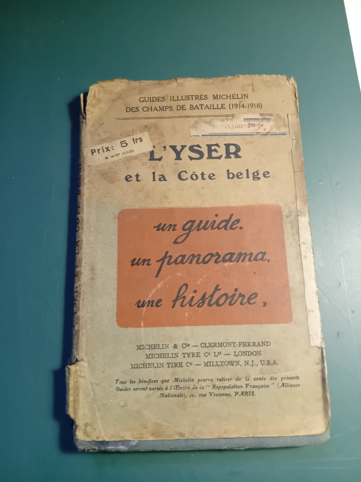originele uitgave van L'IJZER ET LA CÔTE BELGE, Ophalen of Verzenden