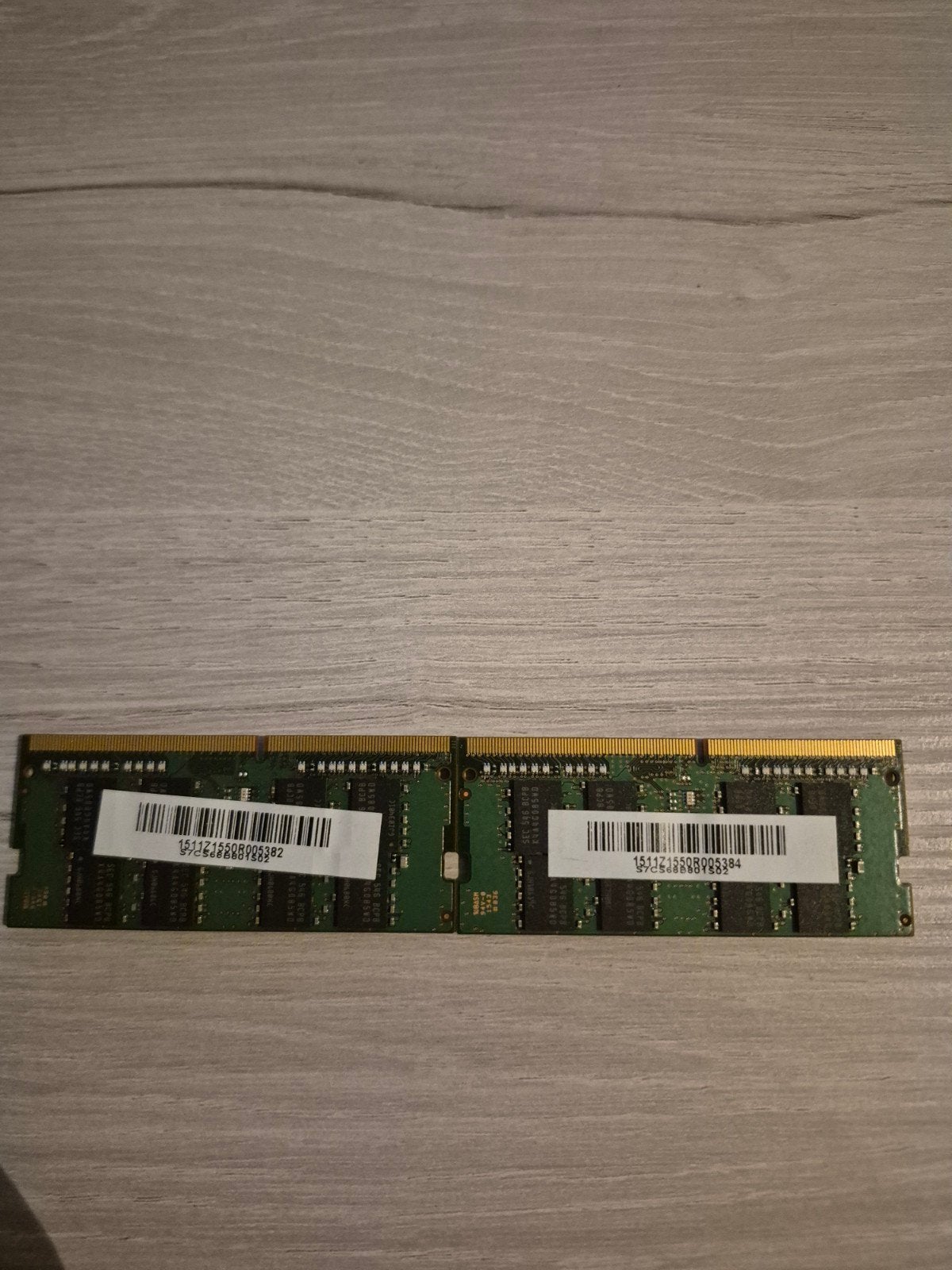 2 8GB Samsung DDR4 2133MHz, DDR4, Comme neuf, Enlèvement, Laptop