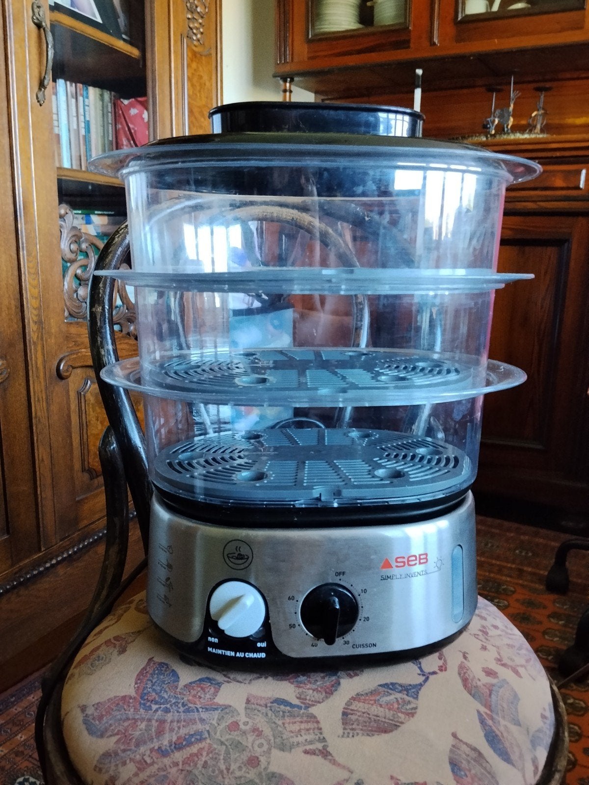 stoomkoker seb, Elektronische apparatuur, Stoomapparaten, Ophalen, Zo goed als nieuw