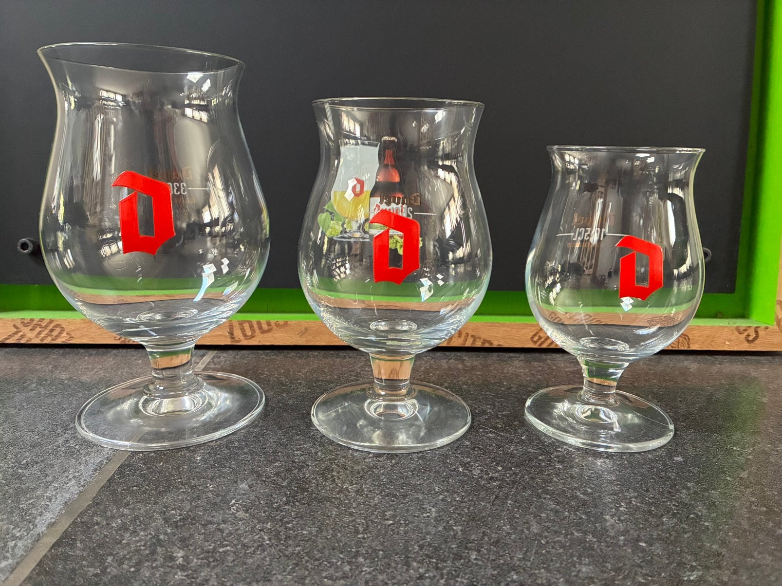 Duvel glazen, Ophalen of Verzenden, Zo goed als nieuw, Glas of Glazen, Duvel