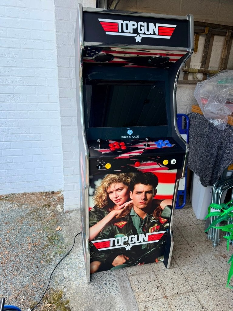 Arcadekast Top Gun Edition - 20.000 Games!, Overige munten, Ophalen, Nieuw