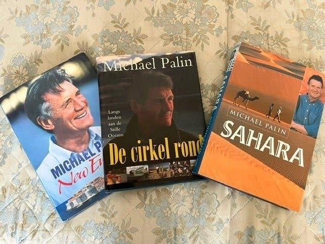 Monty Phyton Michael Palin DRIE prachtboeken!, Boeken, Ophalen, Zo goed als nieuw, Michael Palin