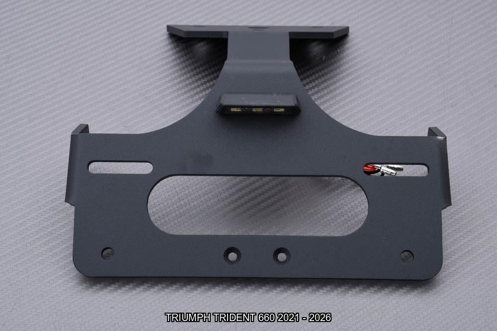 Korte Kentekenplaathouder TRIUMPH TRIDENT 660 2021 - 2026, Motoren, Ophalen of Verzenden, Nieuw