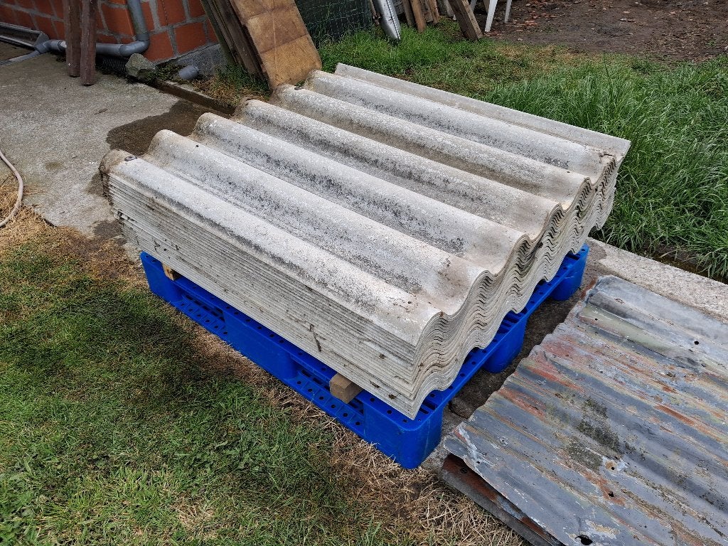 Toiture ondulée, 15 m² ou plus, Gris, Tôle ondulée, Comme neuf