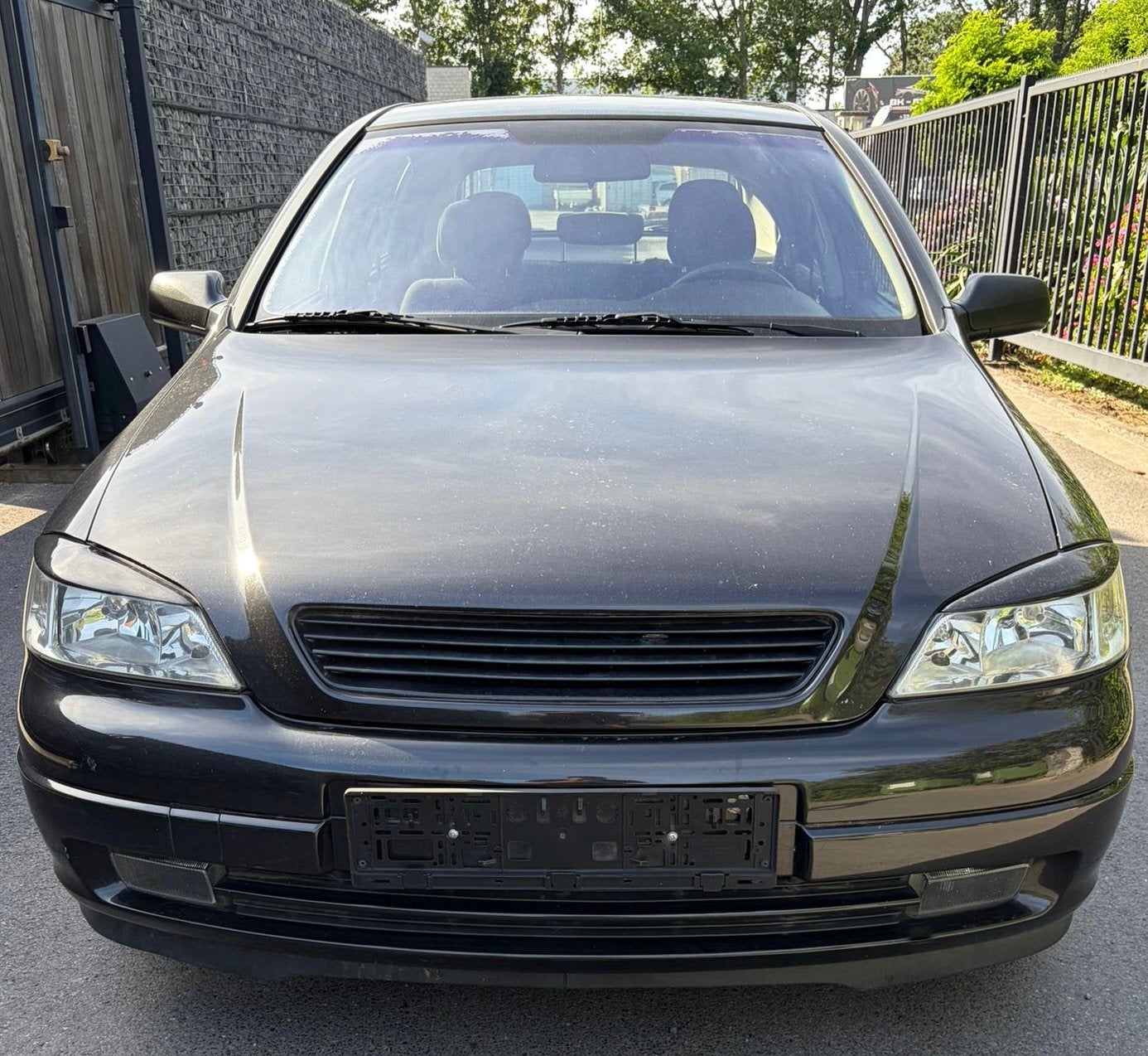 Opel Astra 1.6 benzine 161.000km Airco Gekeurd 2002, Autos, Achat, Noir, 5 portes, 5 places