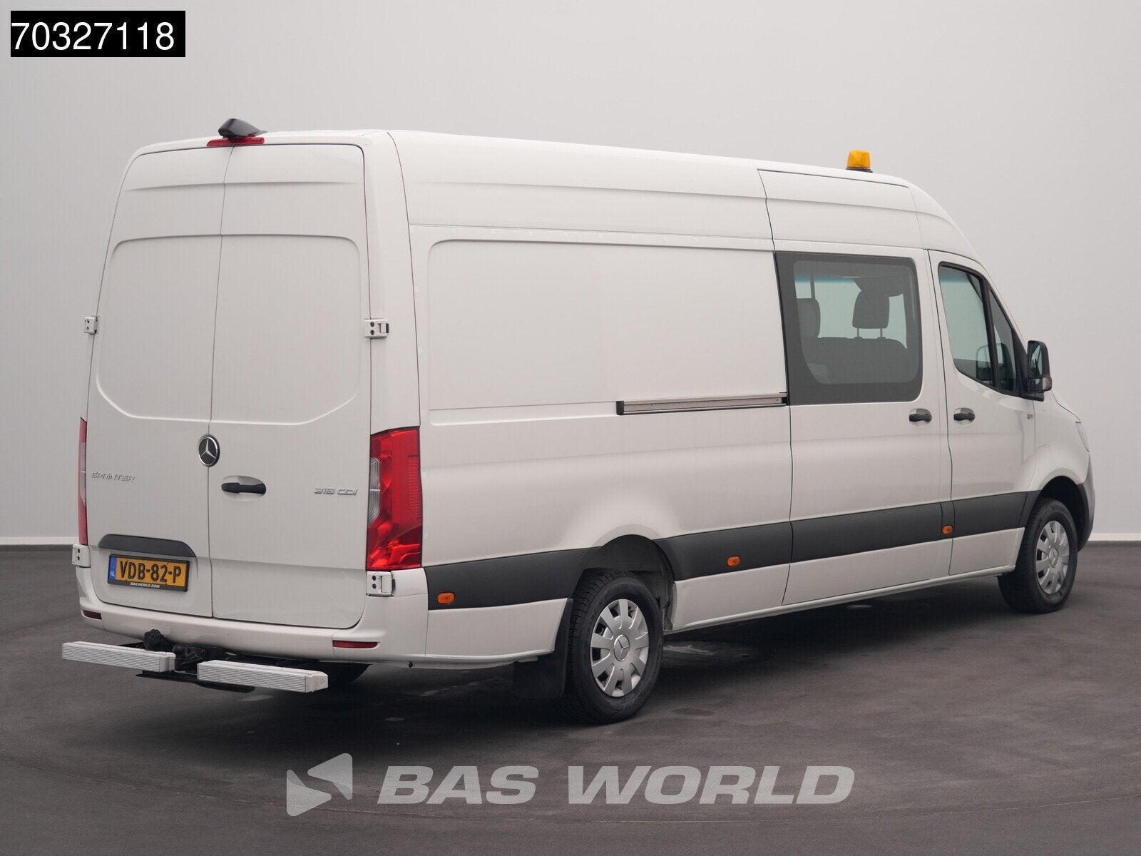 Mercedes Sprinter 316 CDI Automaat Dubbel Cabine L3H2 Navi A, Auto's, Automaat, Automatische klimaatregeling, Gebruikt, Euro 6