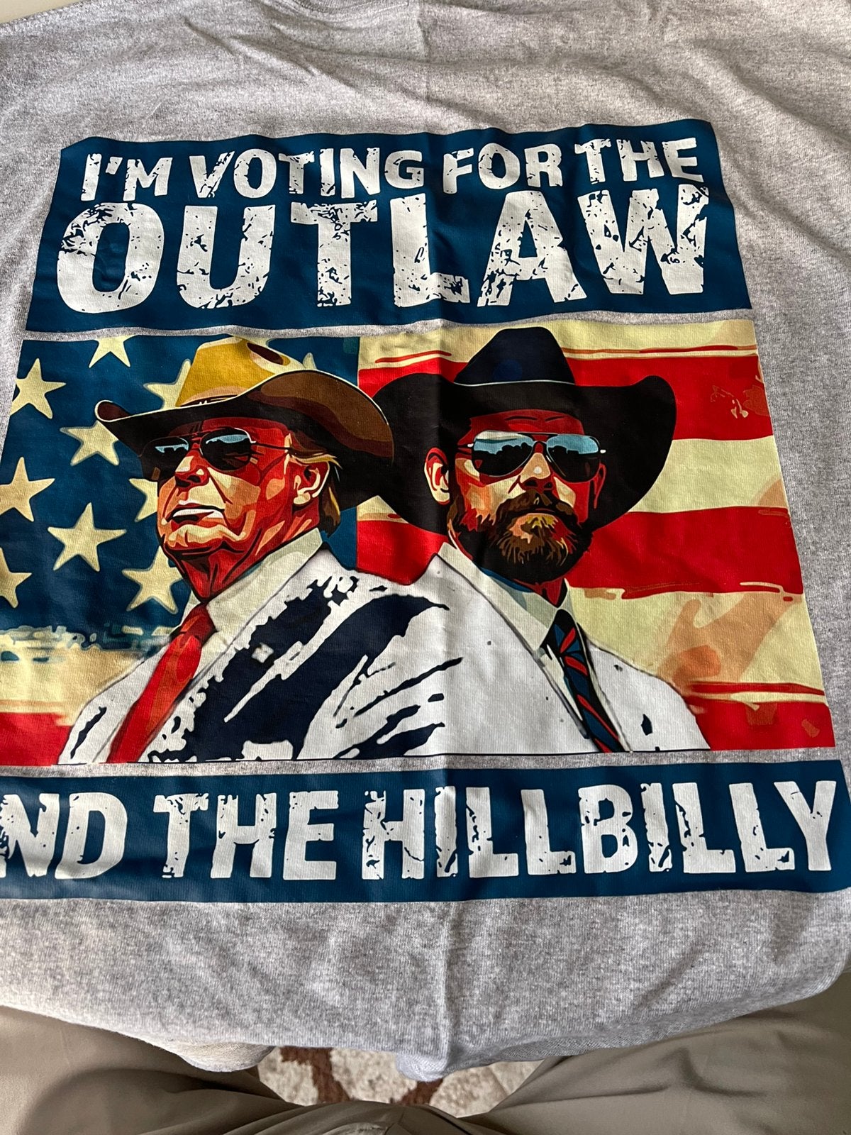 Trump. Verkiezings Tshirt, Kleding | Heren, Verzenden, Zo goed als nieuw, Maat 52/54 (L)