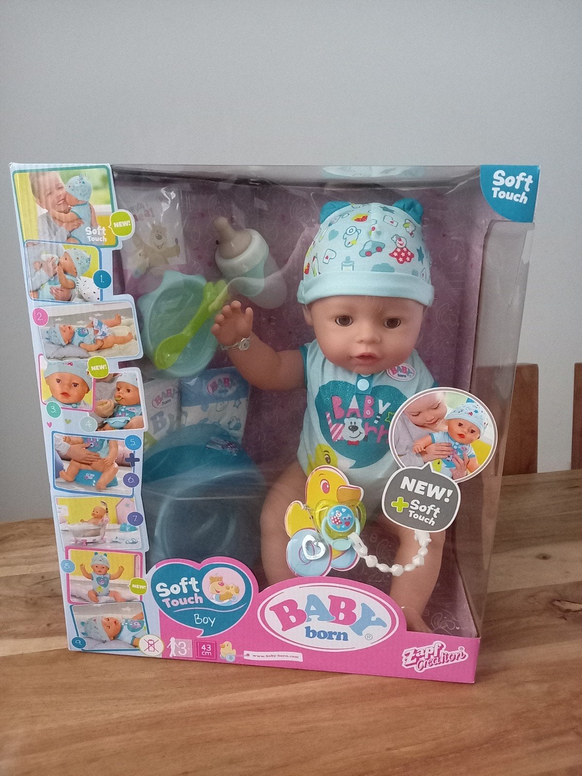 Babyborn pop, Ophalen