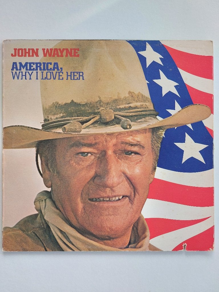John Wayne - America, Why I Love Her (1973 - Klaphoes), LP, Gebruikt, Ophalen of Verzenden, 12 inch