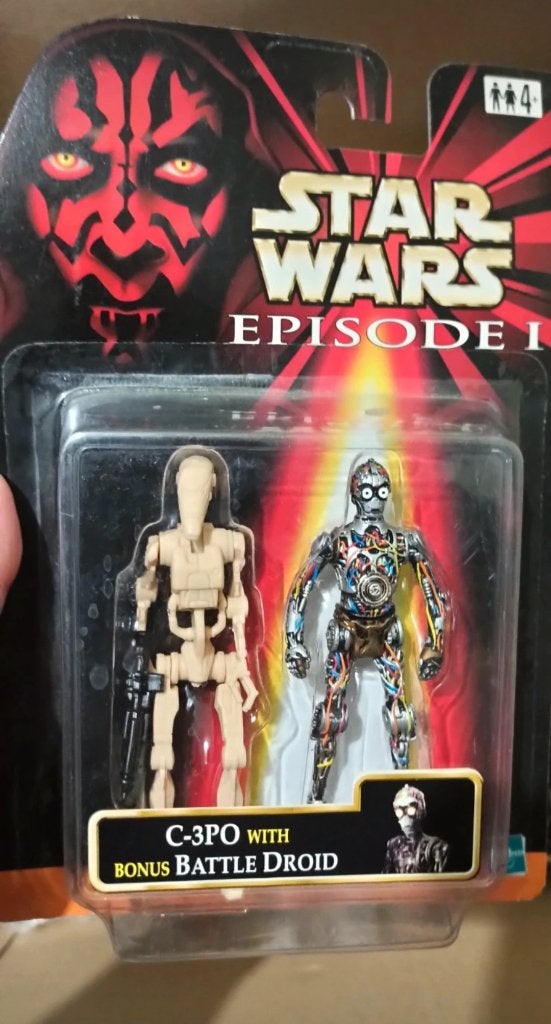 Star Wars C3PO and Battle Droïd TPM, Enlèvement ou Envoi, Neuf, Figurine