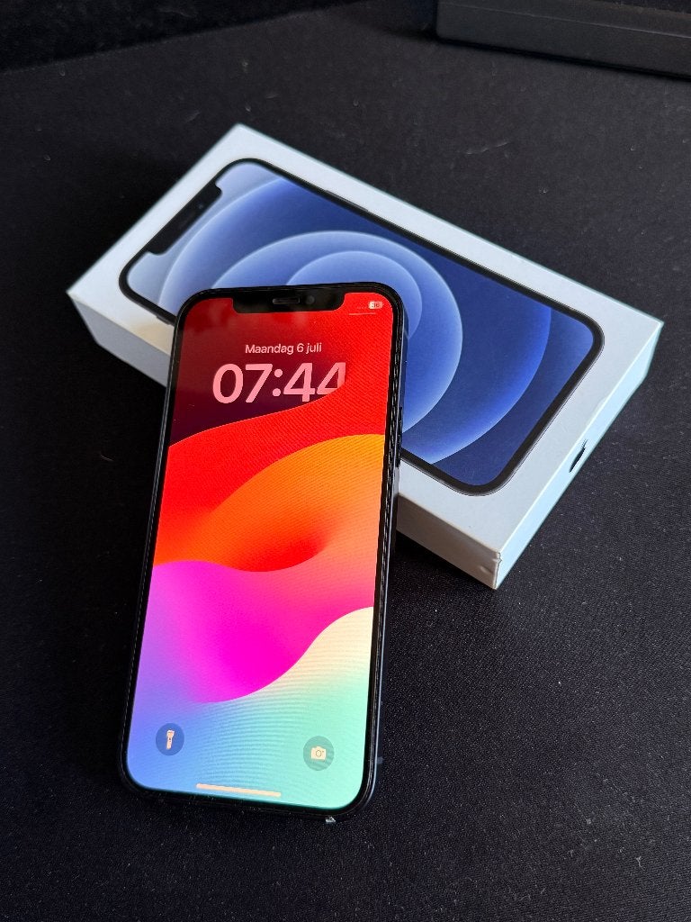 Apple iPhone 12 128GB Blauw | Doos | Goede Staat, Telecommunicatie, Mobiele telefoons | Apple iPhone, 128 GB, Zwart, Ophalen of Verzenden