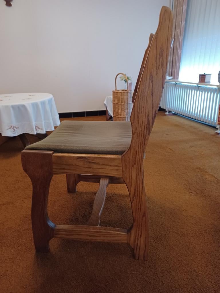6 gratis eetkamerstoelen, Ophalen