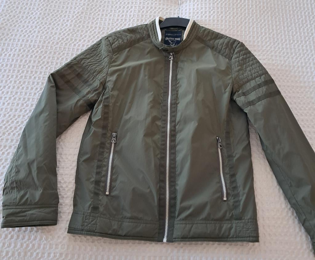 Heren jas, Vêtements | Hommes, Vestes | Hiver, Enlèvement ou Envoi, C&A, Vert, Porté