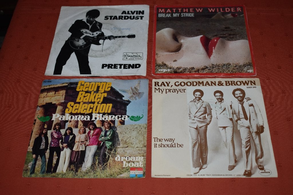7" oldies, collectors, enz.... 1euro/stuk, singels, 7 inch, Ophalen of Verzenden, Zo goed als nieuw, Pop