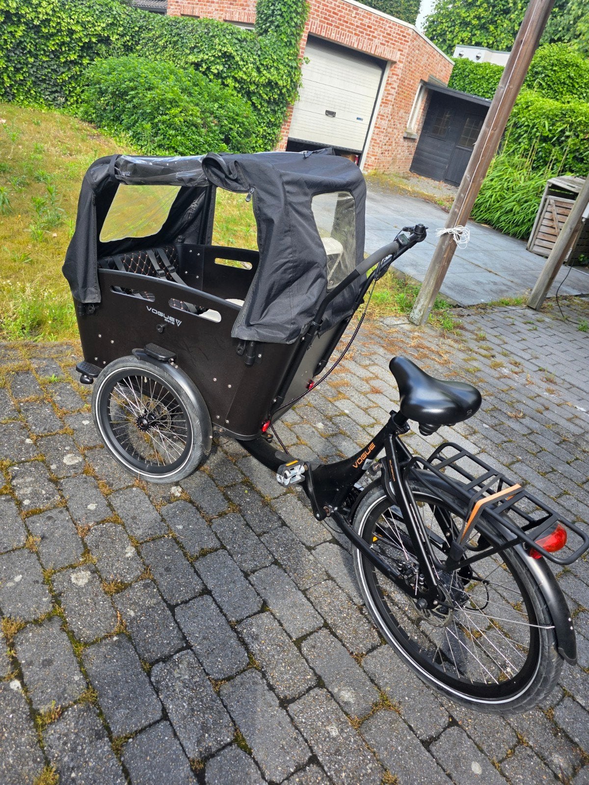 Voque suprior bakfiets 4 zits elektrisch, Ophalen, Elektrisch