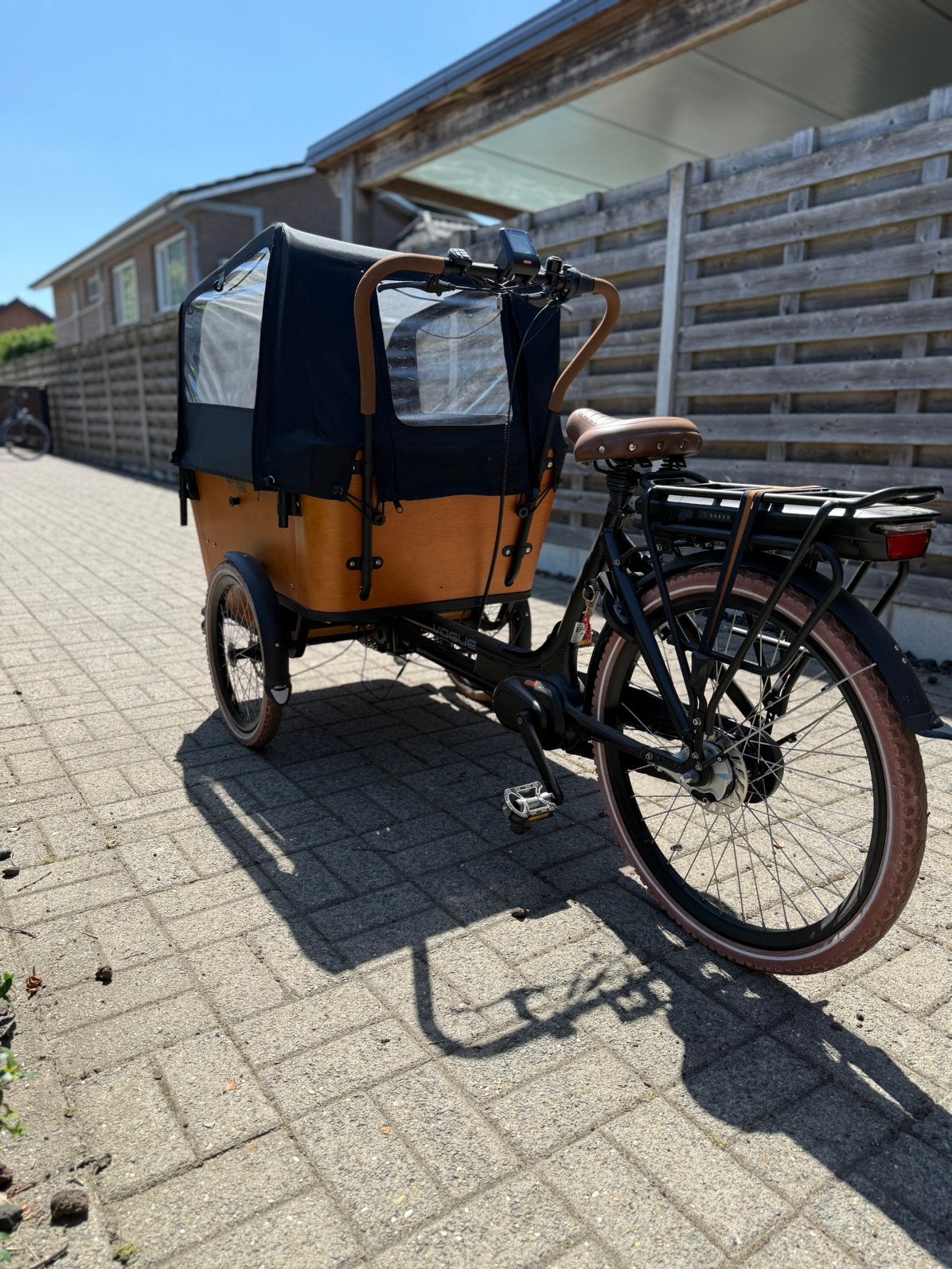 Bakfiets Vague carry 3 met slechts 138km, Fietsen en Brommers, Ophalen, Zo goed als nieuw