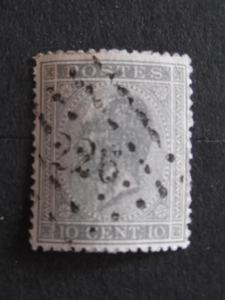 17-18-19 Leopold I Obl 1865-1866, Postzegels en Munten, Postzegels | Europa | België, Ophalen of Verzenden, Gestempeld
