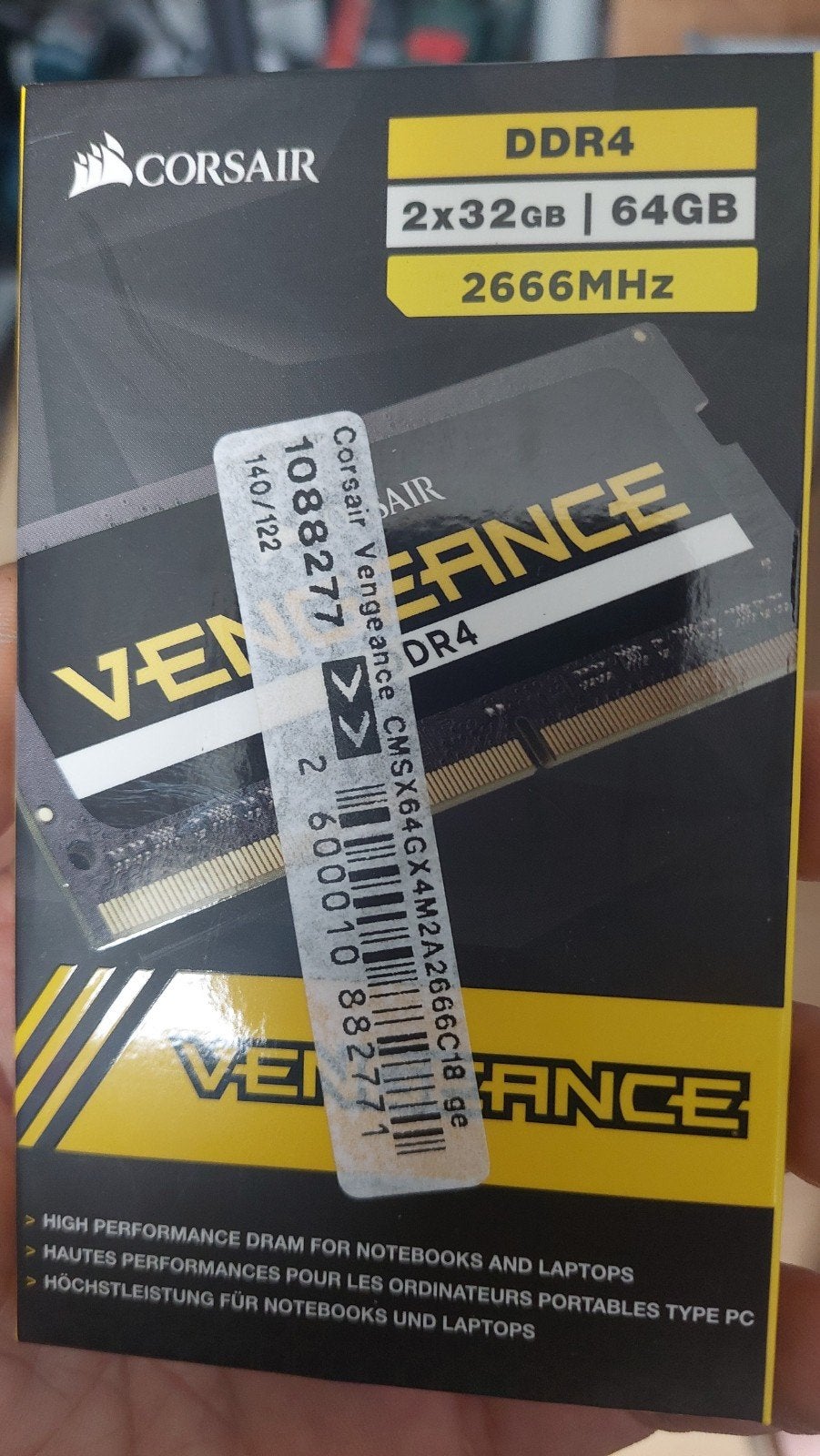 2x32G RAMM, Computers en Software, RAM geheugen, DDR4, Nieuw, Ophalen of Verzenden, 64 GB