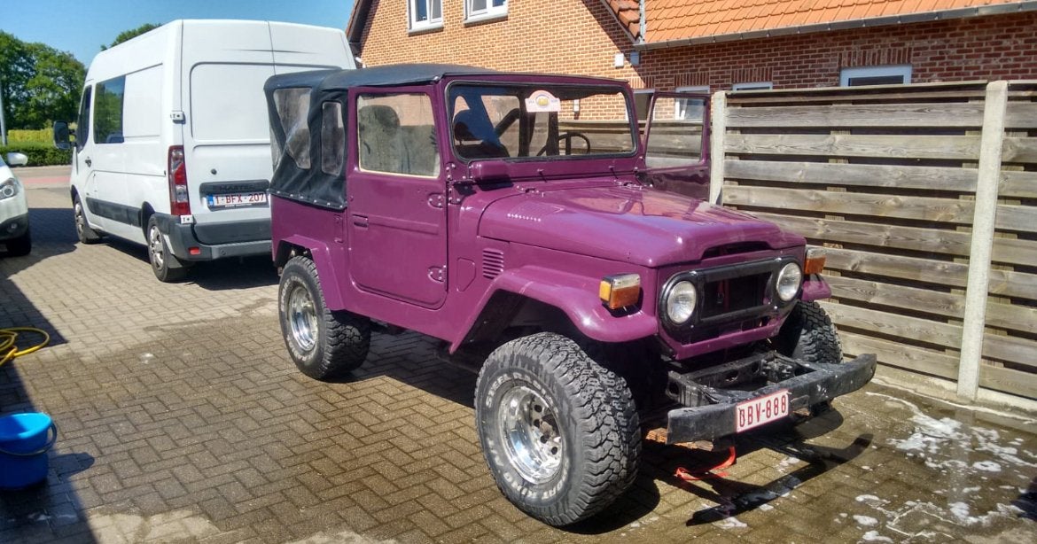Toyota landcruiser bj 40, Auto's, Toyota, 4 cilinders, Diesel, Particulier, 3000 cc