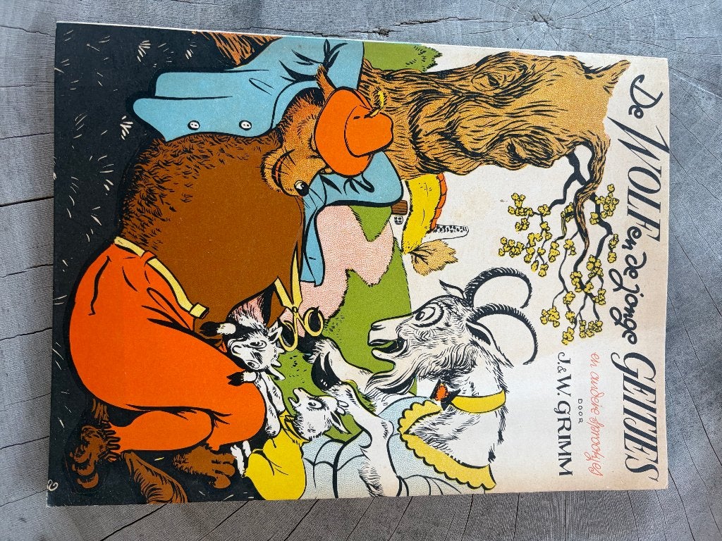 Grimm – De wolf en de jonge geitjes Renaat Demoen, Boeken, Ophalen of Verzenden, Gelezen