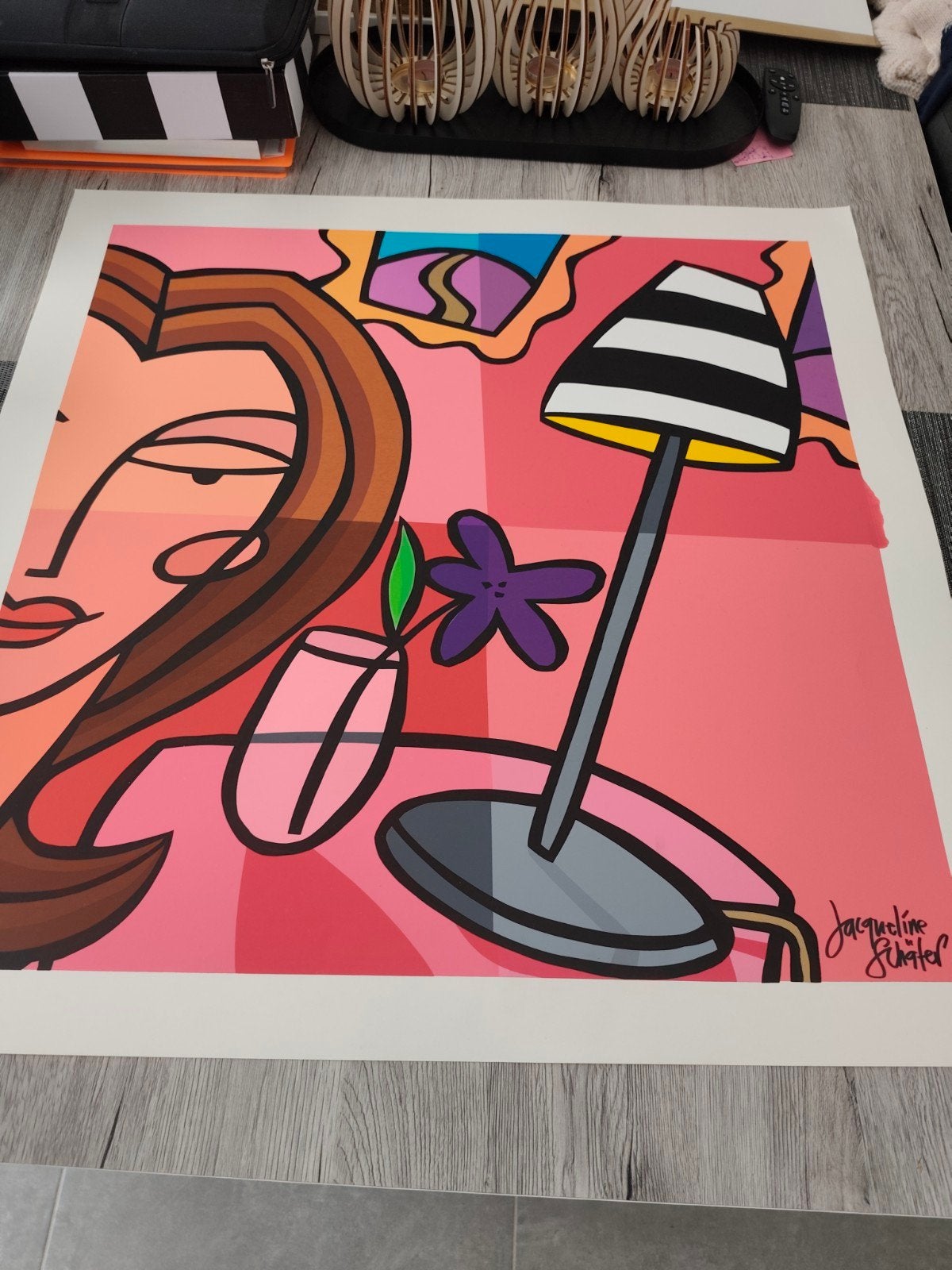 JACQUELINE SCHÄFER (KOOPJE!), Antiquités & Art, Numéroté, Enlèvement ou Envoi, Sérigraphie