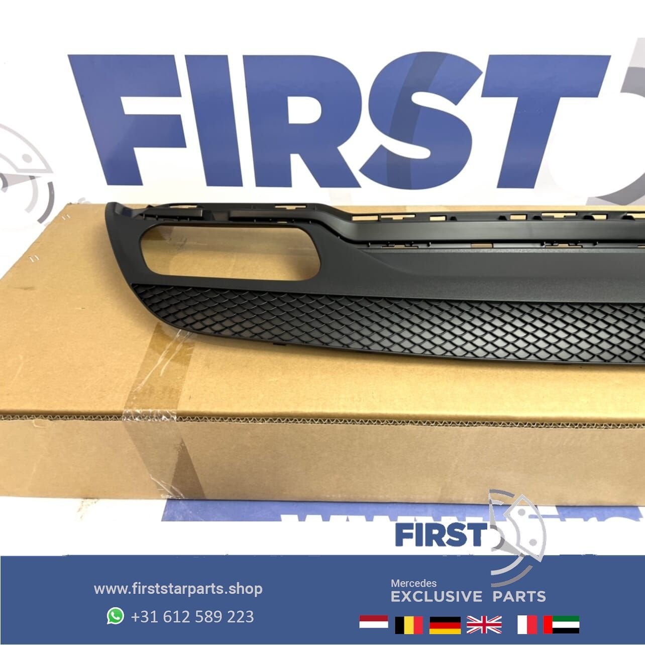 W176 A45 AMG Diffuser Mercedes A Klasse 2012-2016 45 ACHTERS, Gebruikt, -, Ophalen of Verzenden, -
