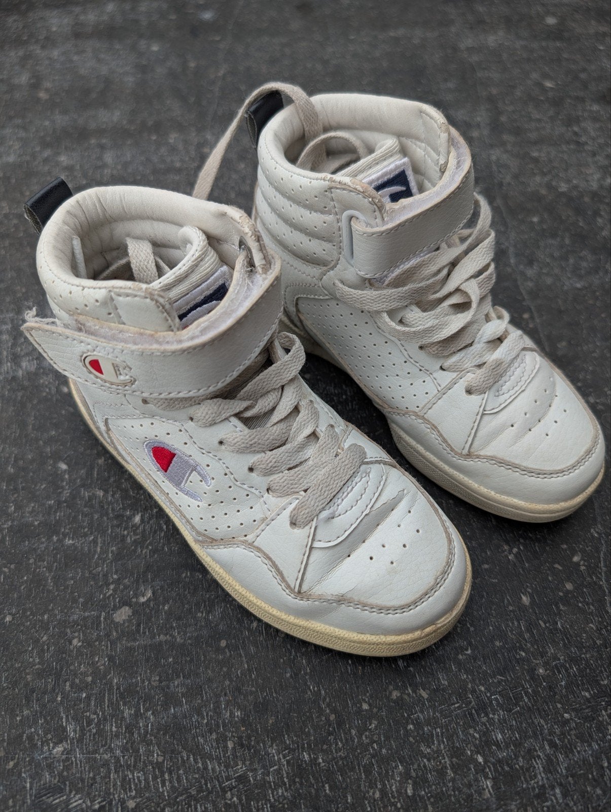 Sneakers blanches Champion taille 28, Garçon ou Fille, Comme neuf, Enlèvement, Chaussures de sport