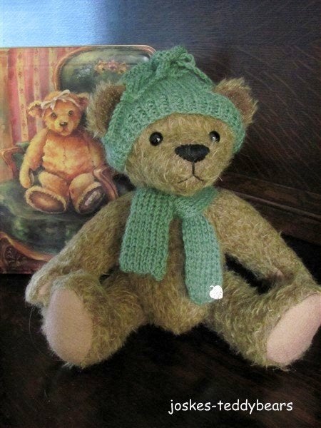 Kieran een kleine handgemaakte teddybeer 25 cm, Ophalen of Verzenden, Nieuw, Stoffen beer, Overige merken